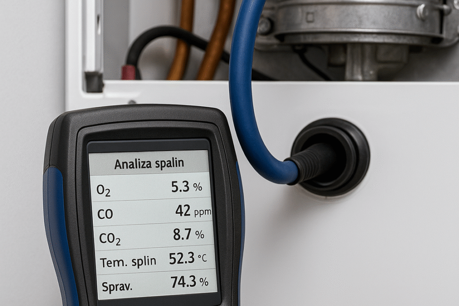 Analiza spalin kotły gazowe